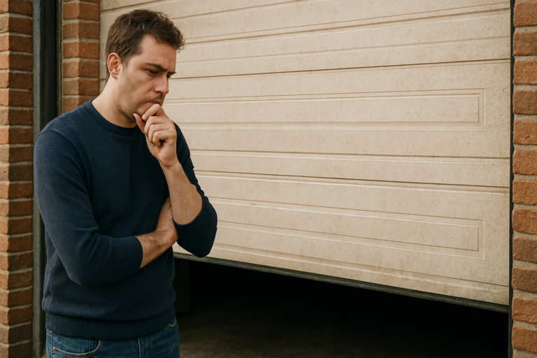 Porte de garage s'ouvre mais ne se ferme pas : que faire ? - Maisons