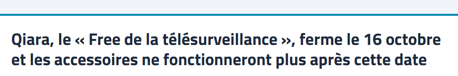 Qiara a-t-elle été placée en redressement judiciaire ?
