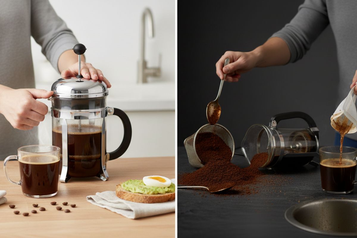 cafetière à piston avantages et inconvénients (2)