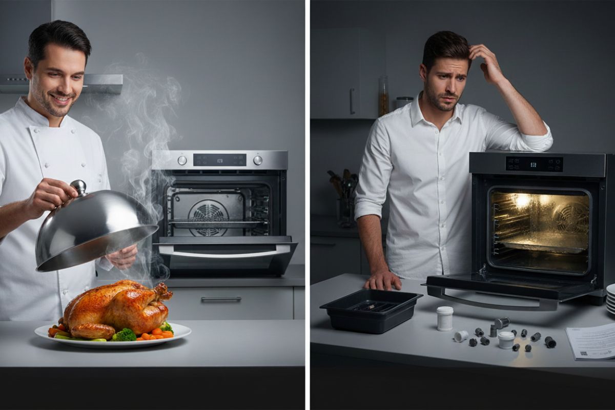 four à vapeur avantages inconvénients