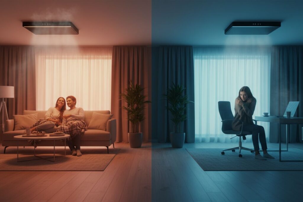 avantages et inconvénients du chauffage infrarouge