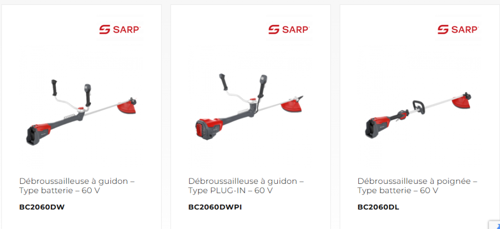 Avis débroussailleuse Sarp