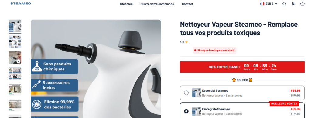 Avis sur Steameo