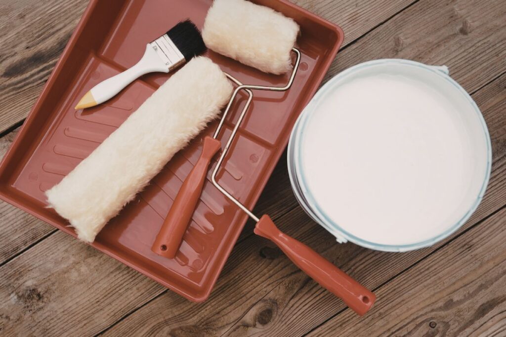 rouleau pour peinture satinée