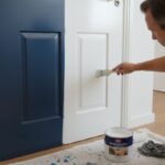 quelle peinture pour porte bois déjà peinte