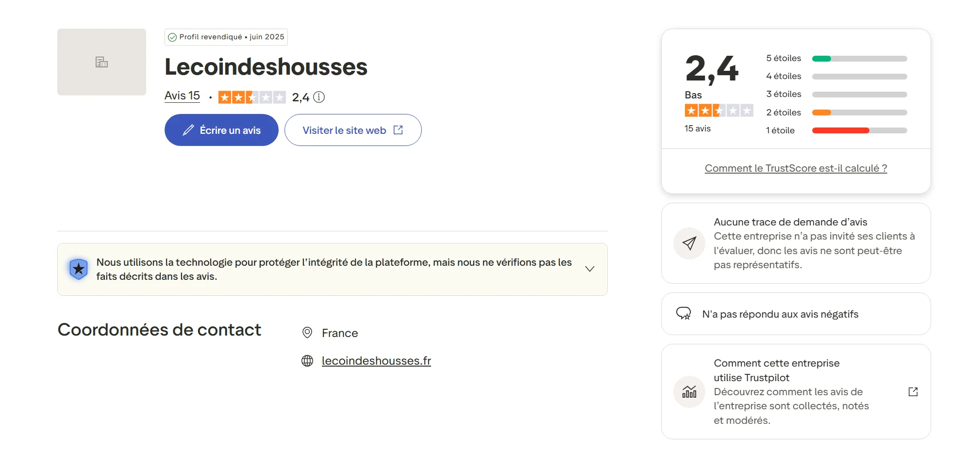 Le coin des housses avis complet sur la fiabilité du site